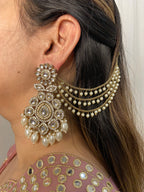 High Quality Designer Earrings With Detachable Earchain