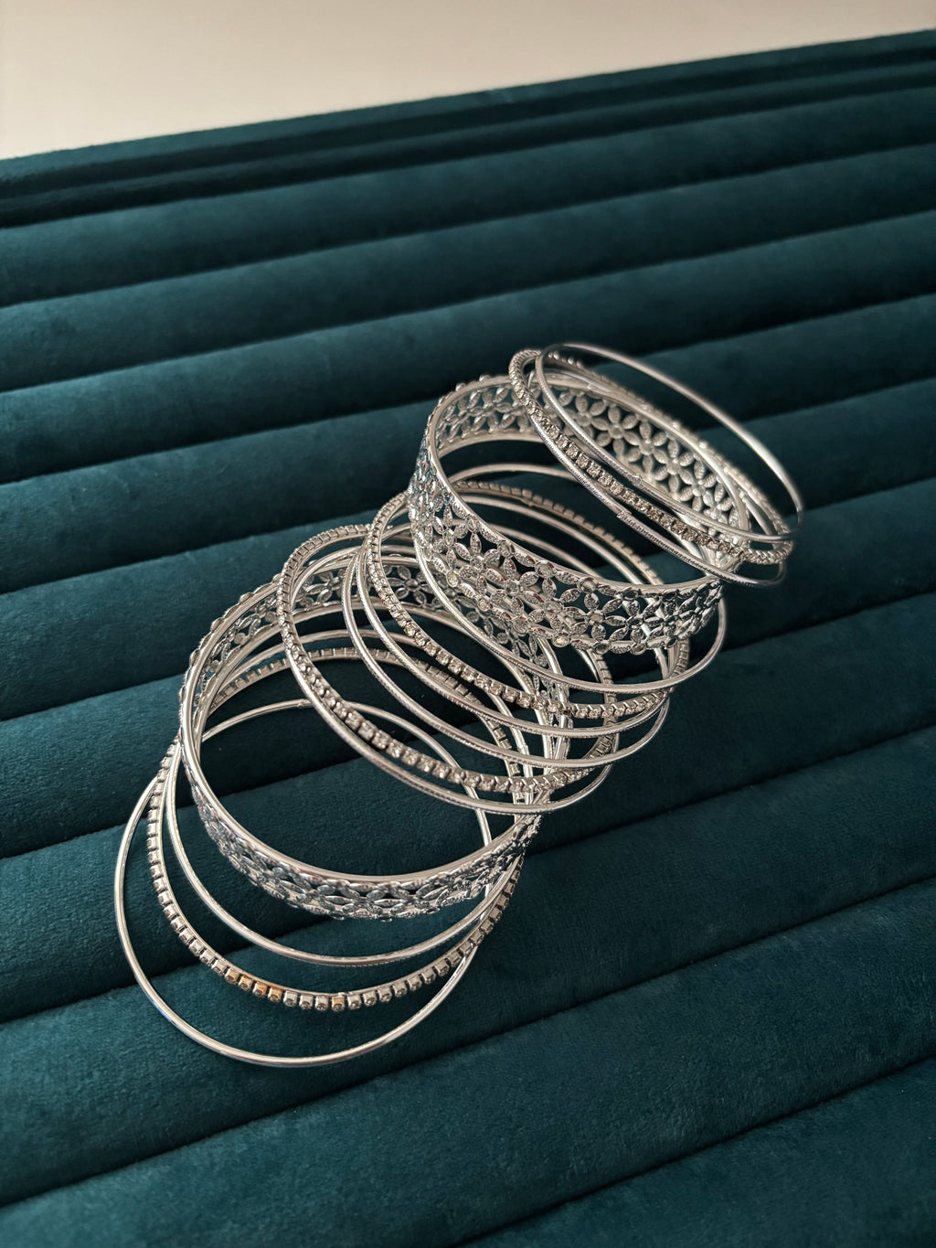 Silver Bangles