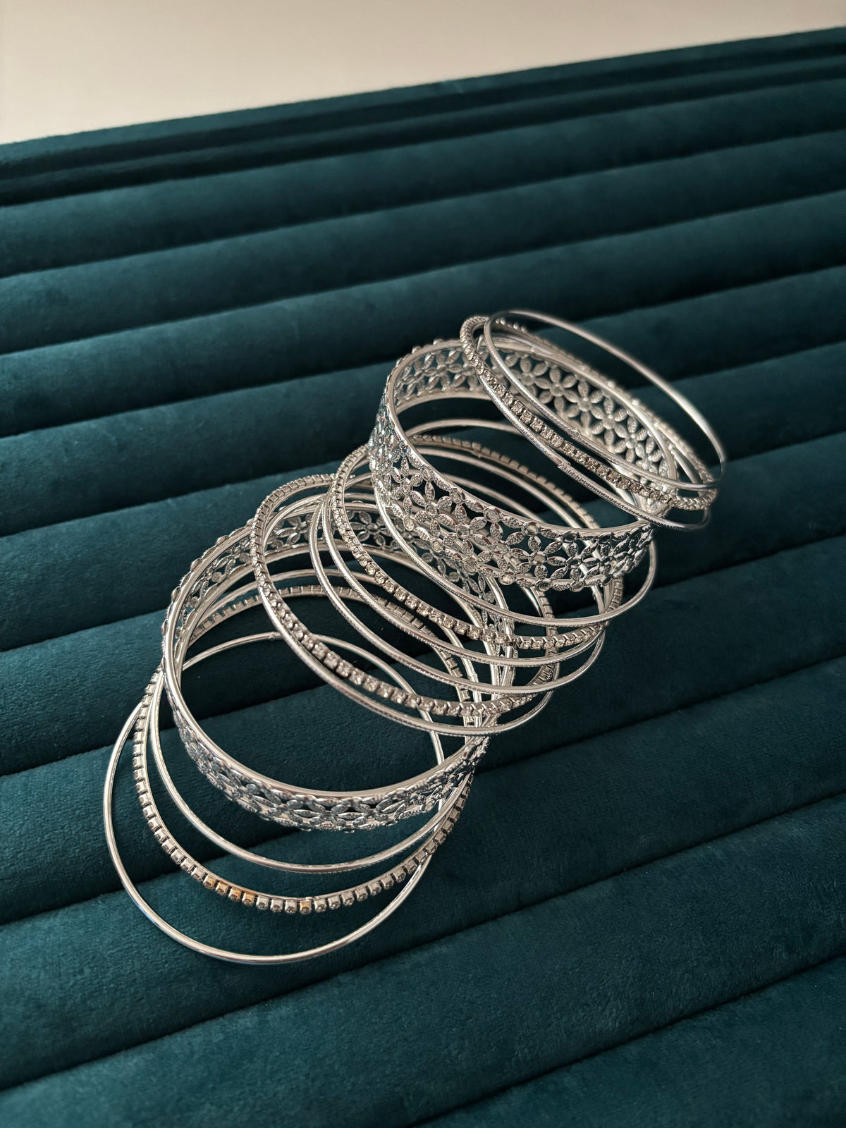 Silver Bangles