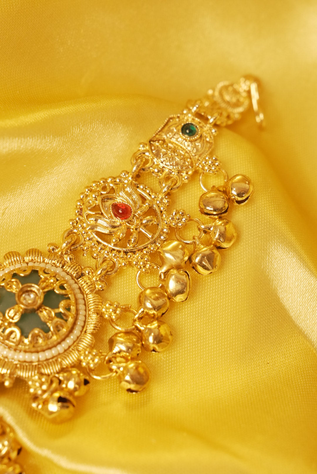 Tahnab Adjustable Brass Ghungroo Touch Bangles