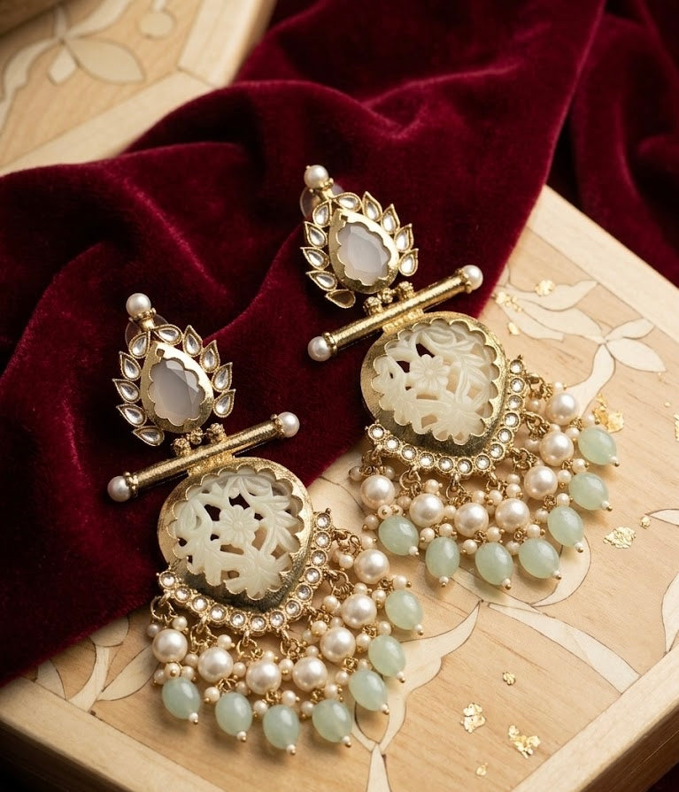 Andaz Mint Green Earrings