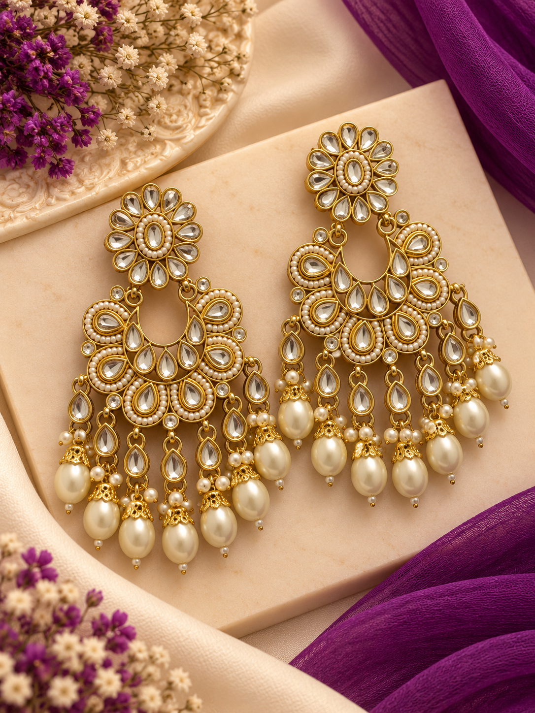 Daisy Jadau Designer Earrings