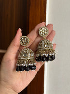 Full Stones Work Jhumkas
