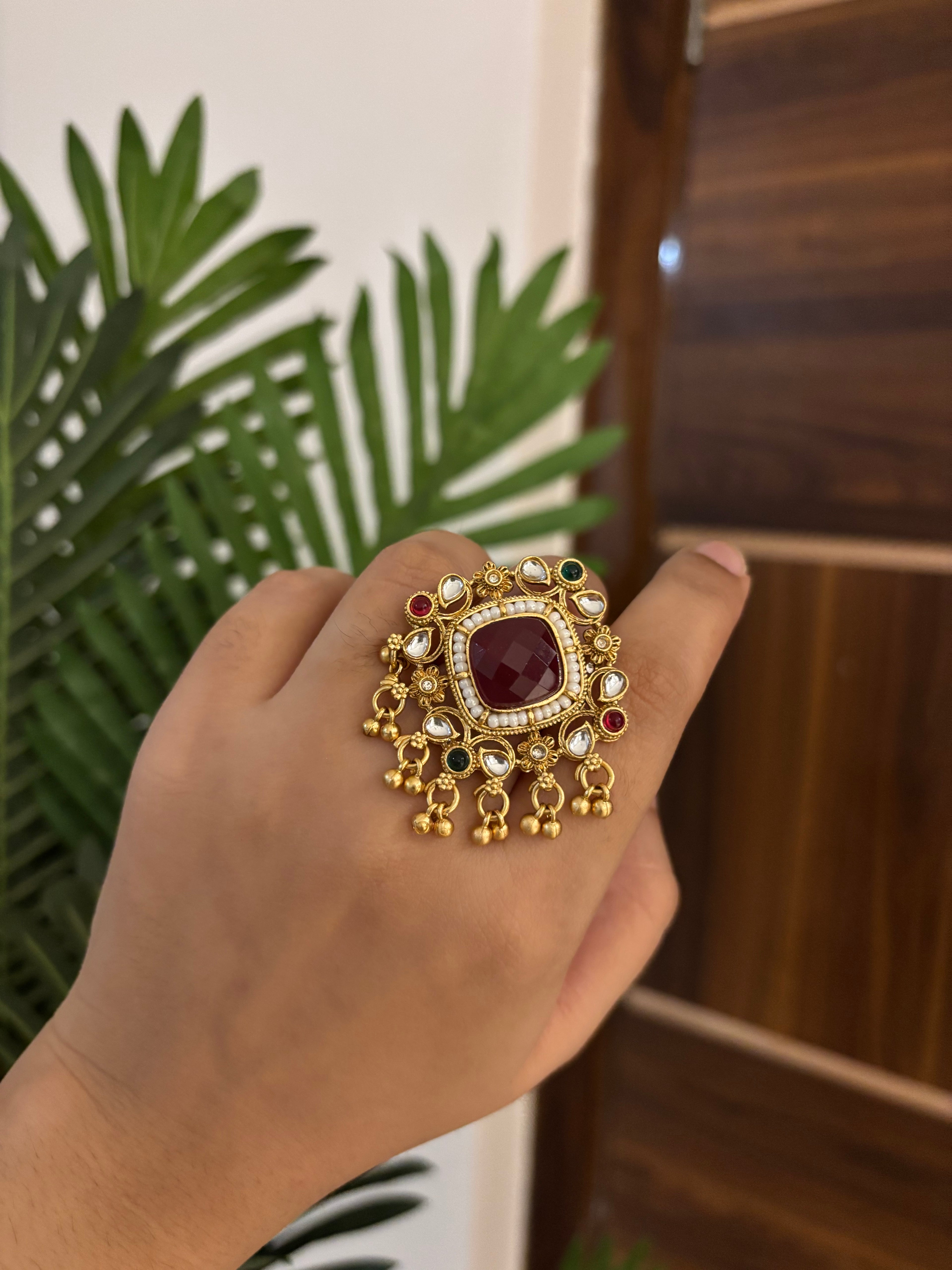 Sakshi Heritage Adjustable Ring