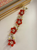Rose Petal Hair Accessorie (Red)