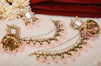 Mirror Touch Mang Tikka With Jhumkas & Side Layers