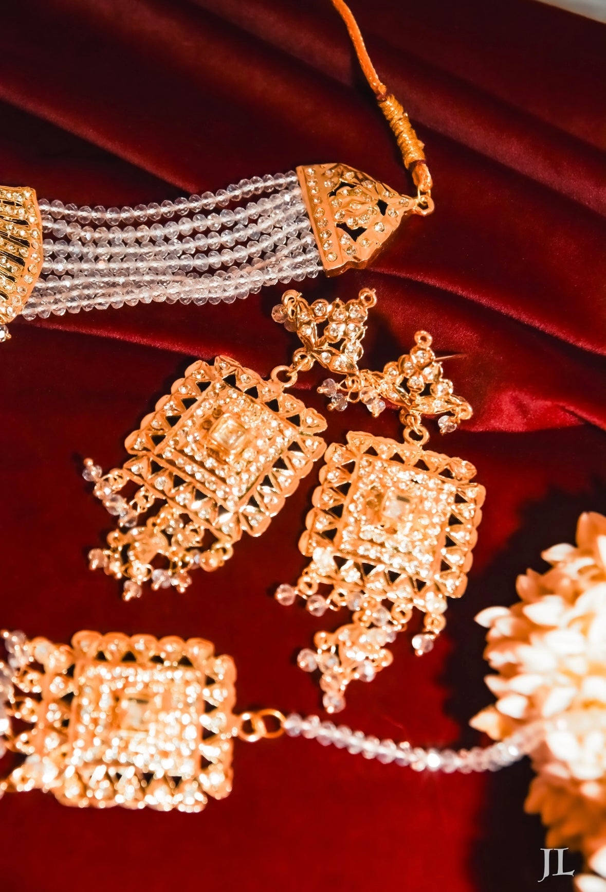 Nadia Choker Set With Mang Tikka & Earrings