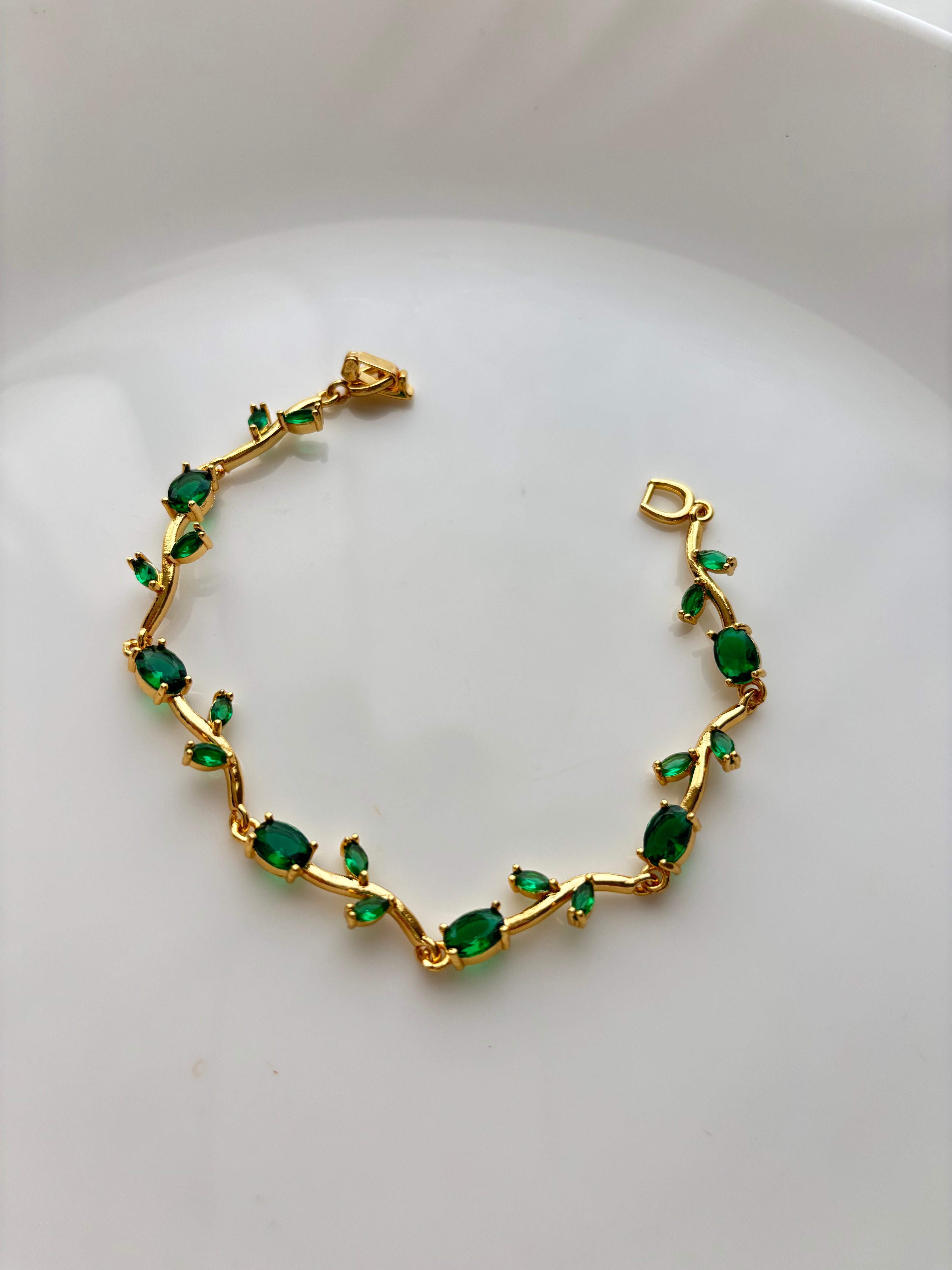 Green Tulip Bracelet