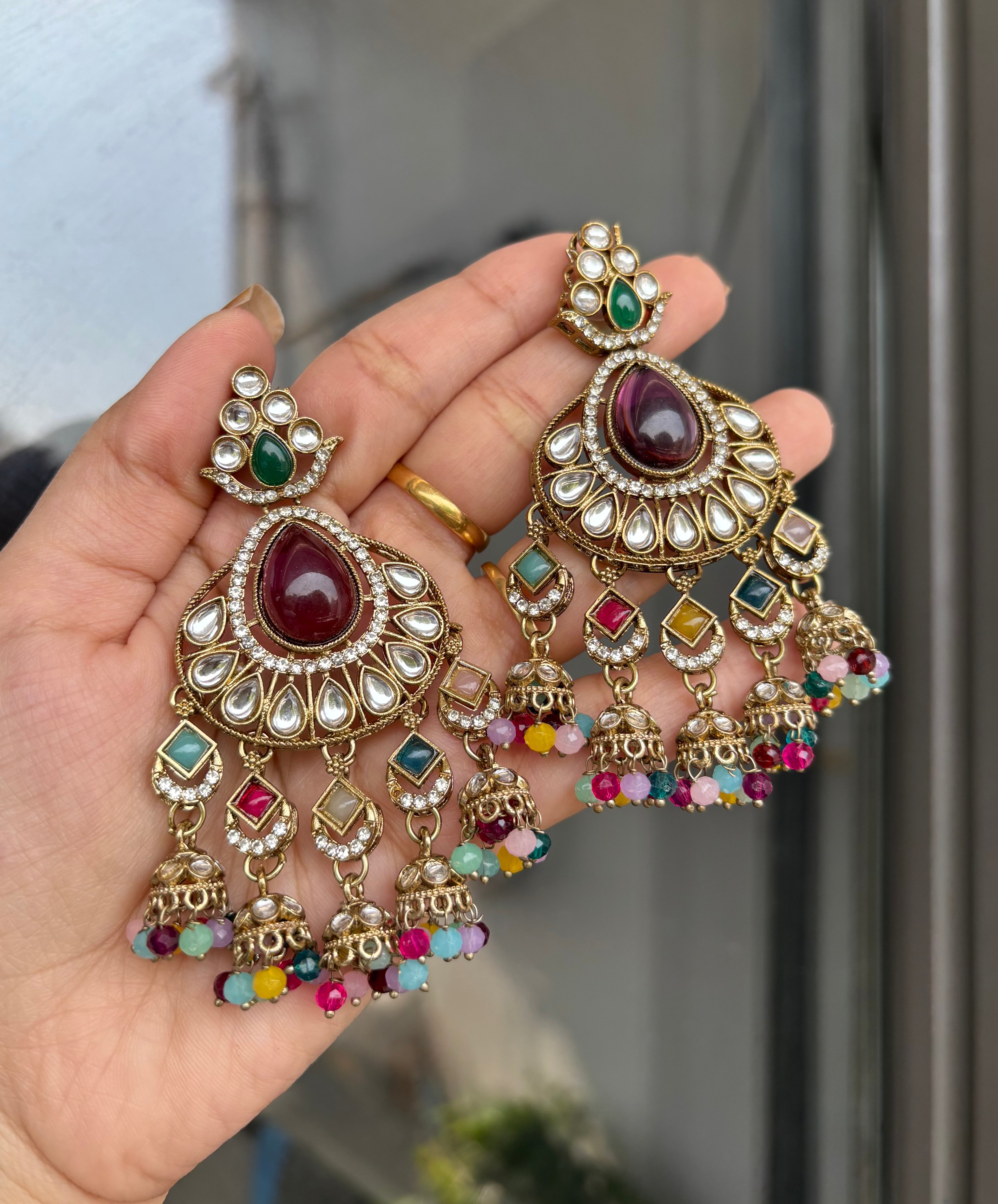 Aman Earrings ( Multi)