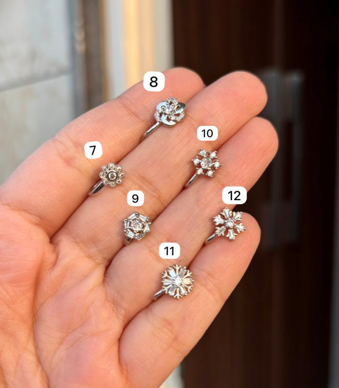 American Diamond Presson Nose Pin ( Part-2 )