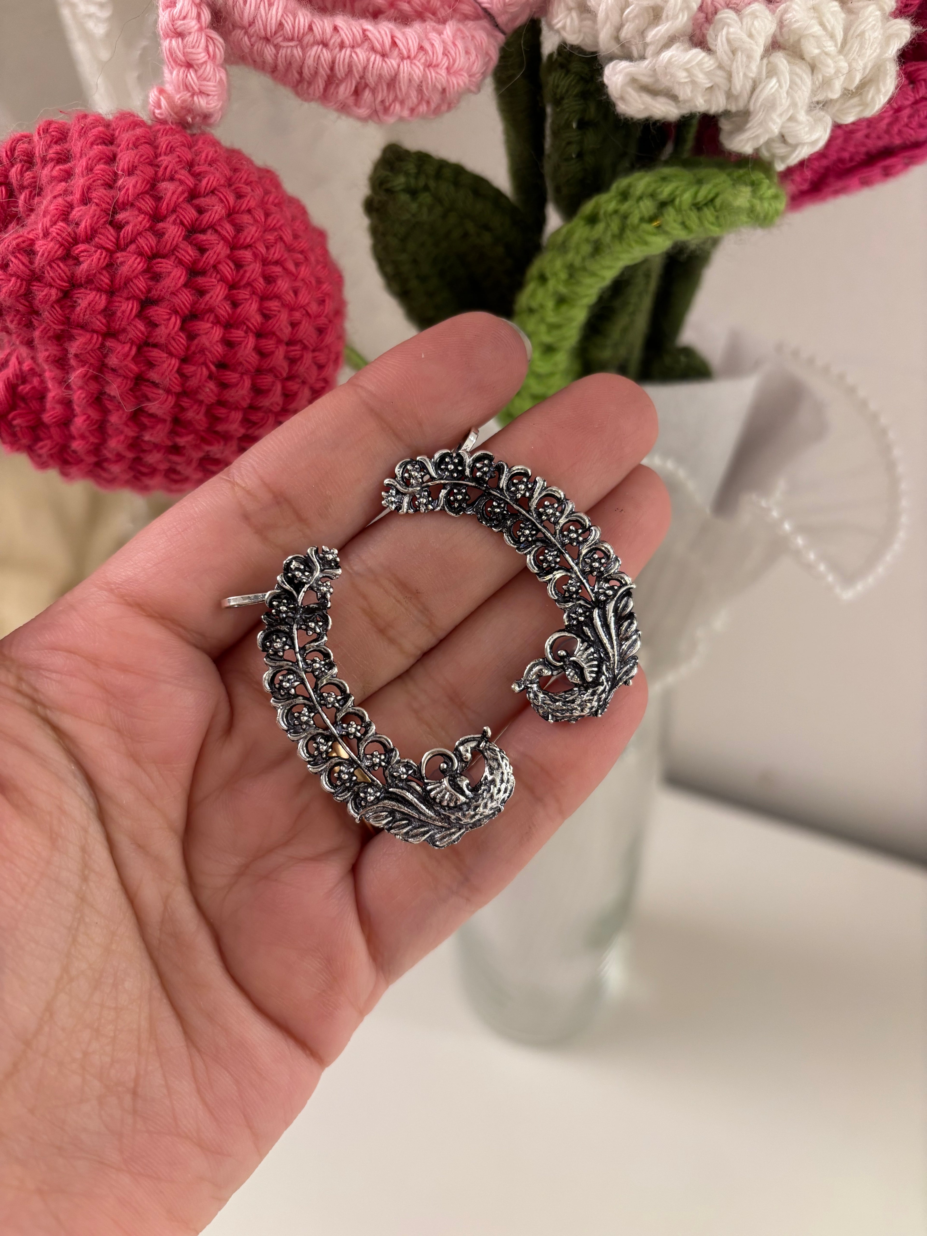 German Silver Mayuri Earcuff Design-4