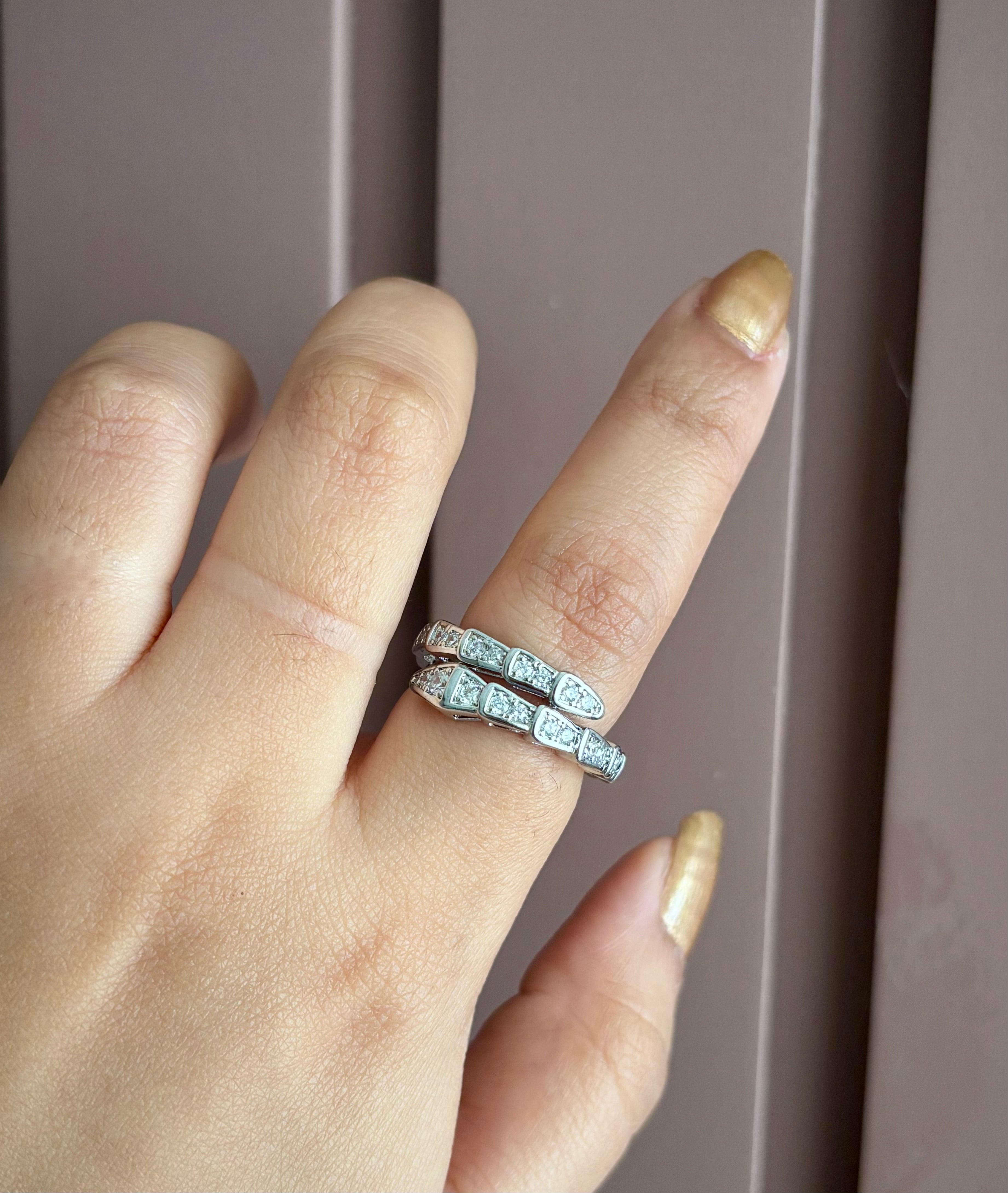 Bvlgari Snake Adjustable Rings