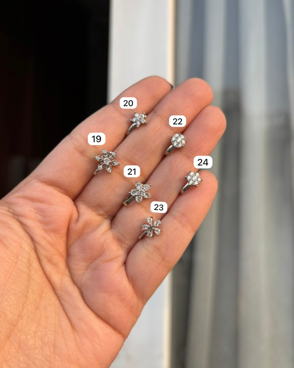 American Diamond Presson Nose Pin ( Part-4)