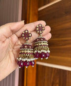 Jadau Pakistani Style Jhumkas