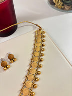 Gold Look Like Ginny Choker With Stud Design-1