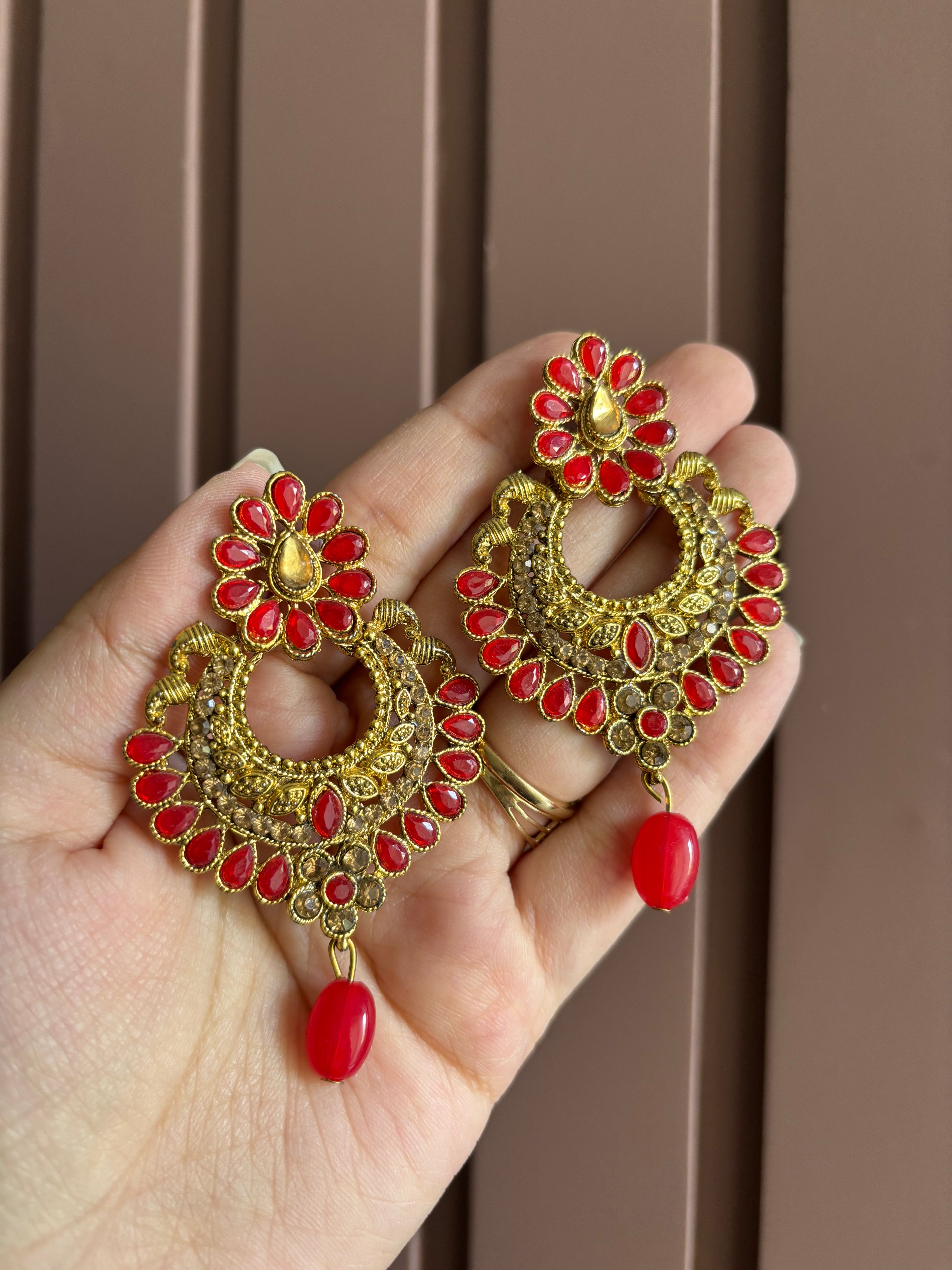 Red Earrings