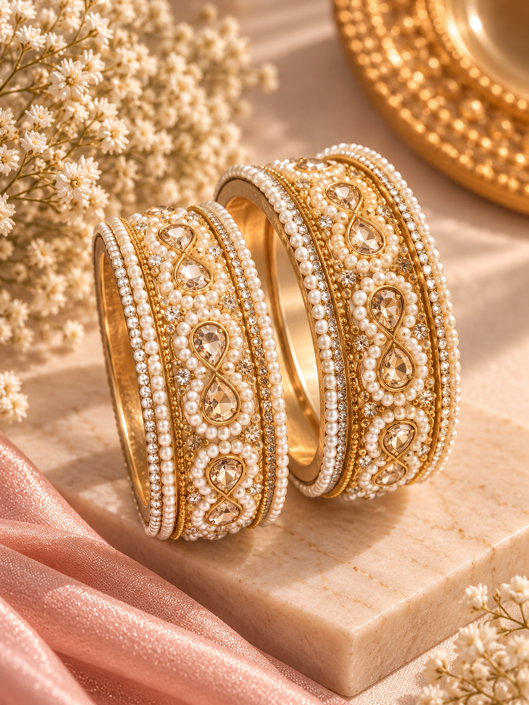 Diya Bangle Set