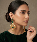 Green Dashmeet Designer Earrings