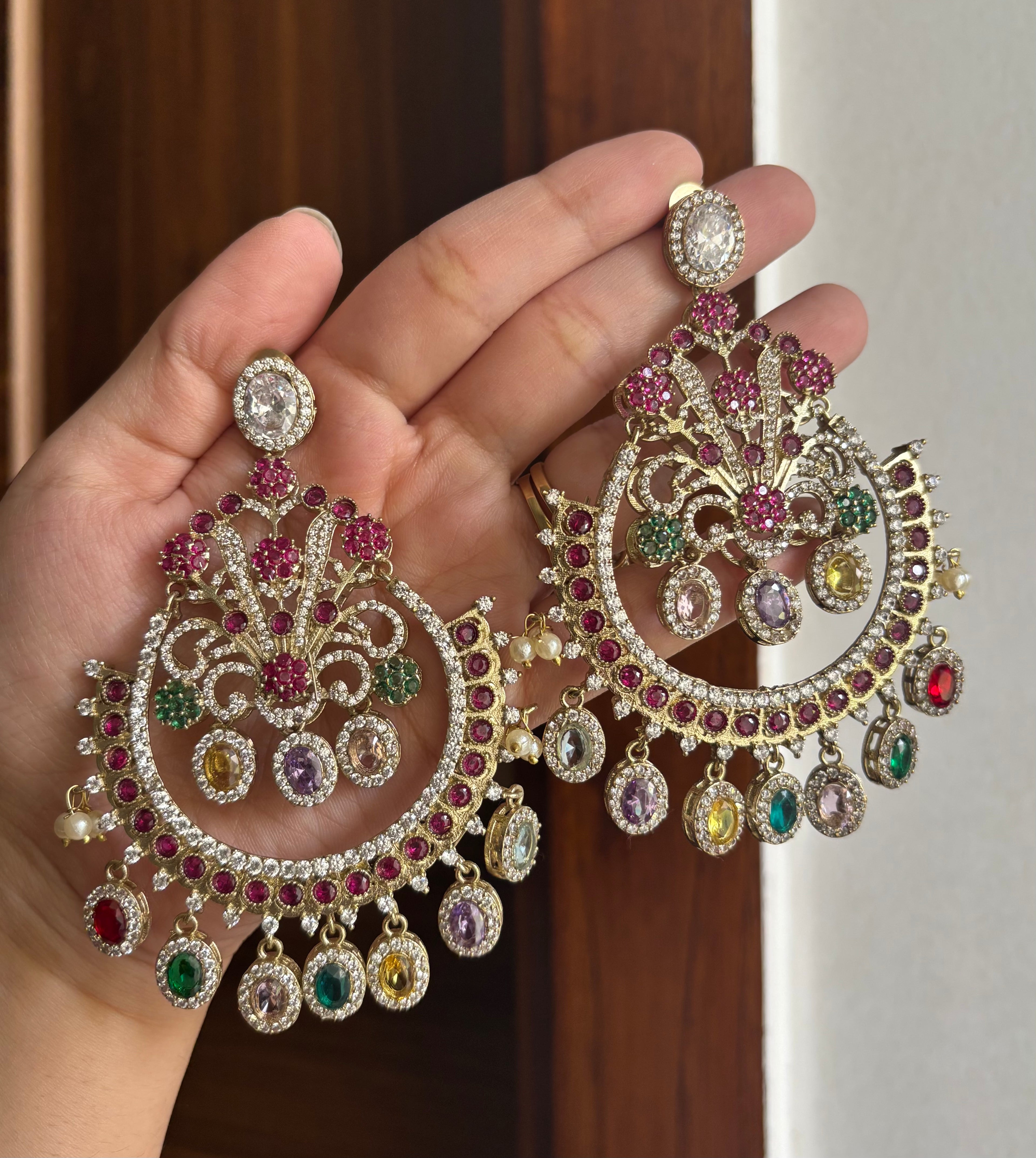 Dazzling Premium Chandbali Earrings