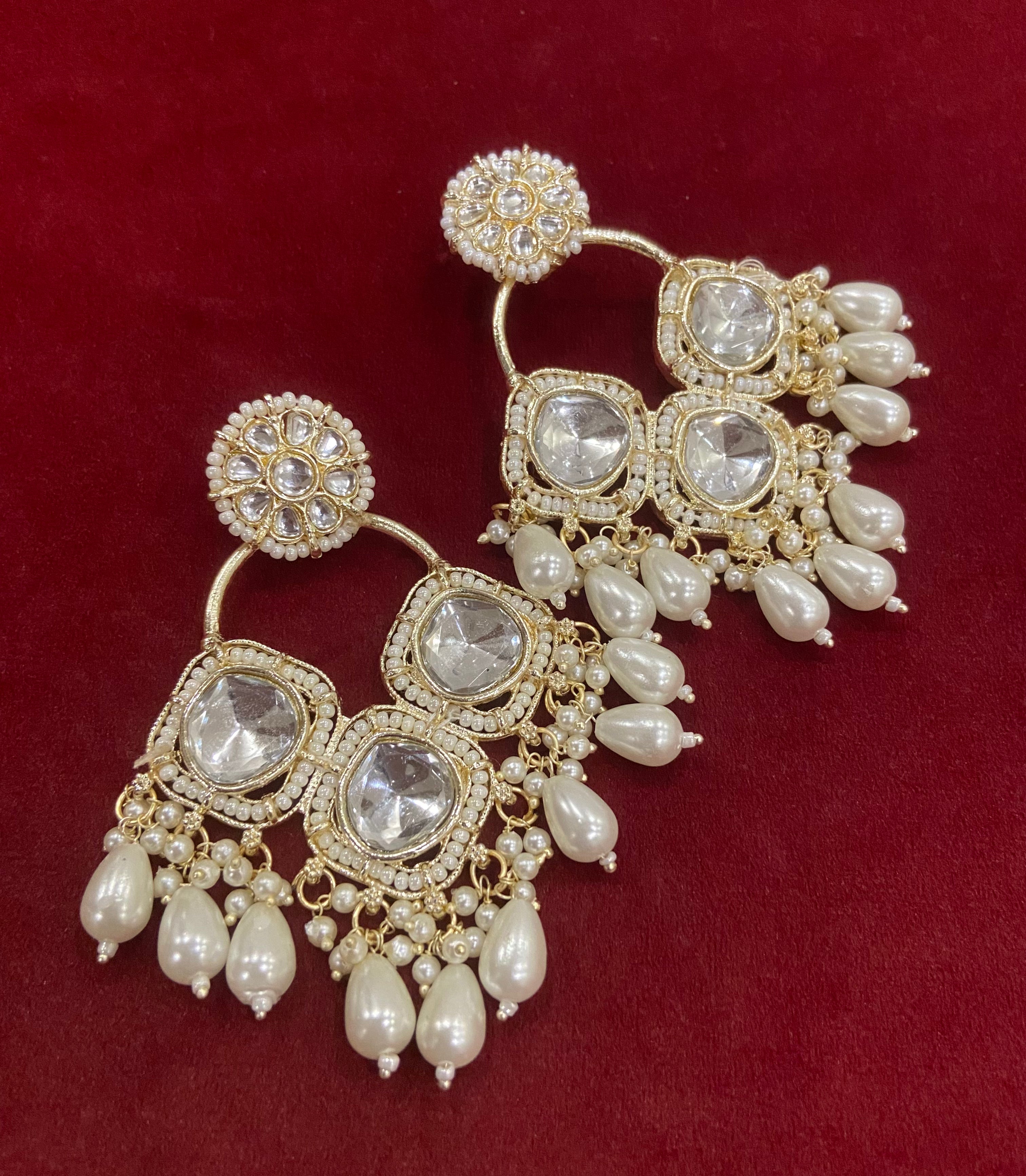Moon Chandbali Earrings