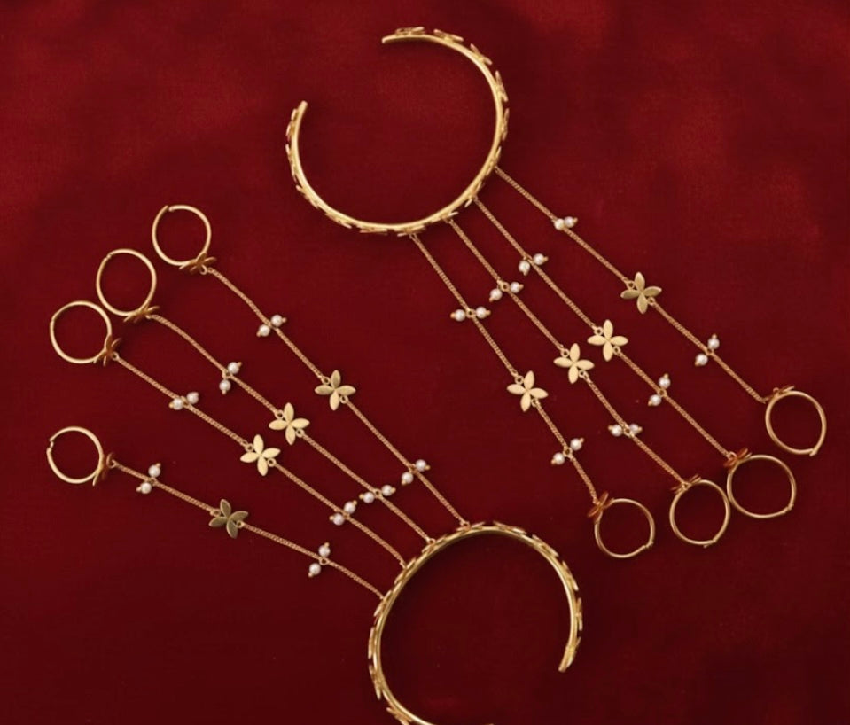 Shagun Heavy Look Adjustable Hathphool ( Pair )