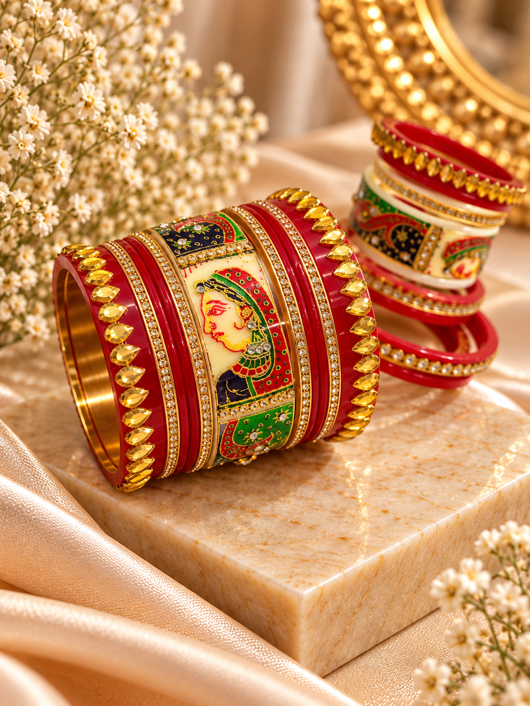 Raja Rani Bangle Set
