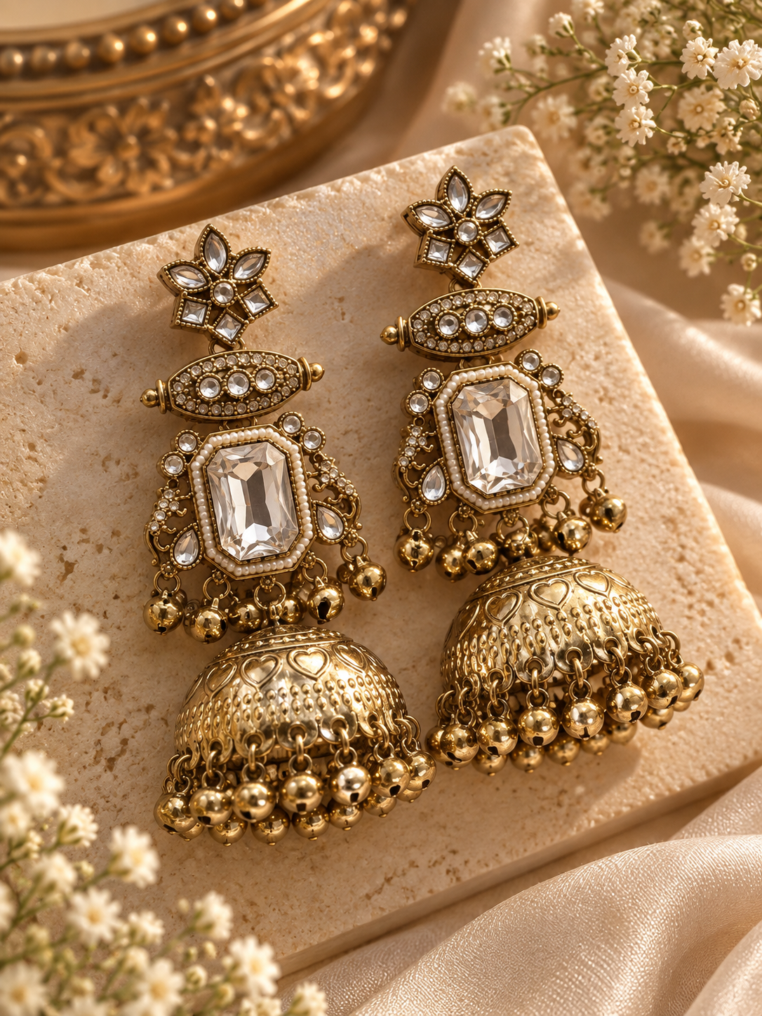 Kohinoor Kashmiri Jhumkas