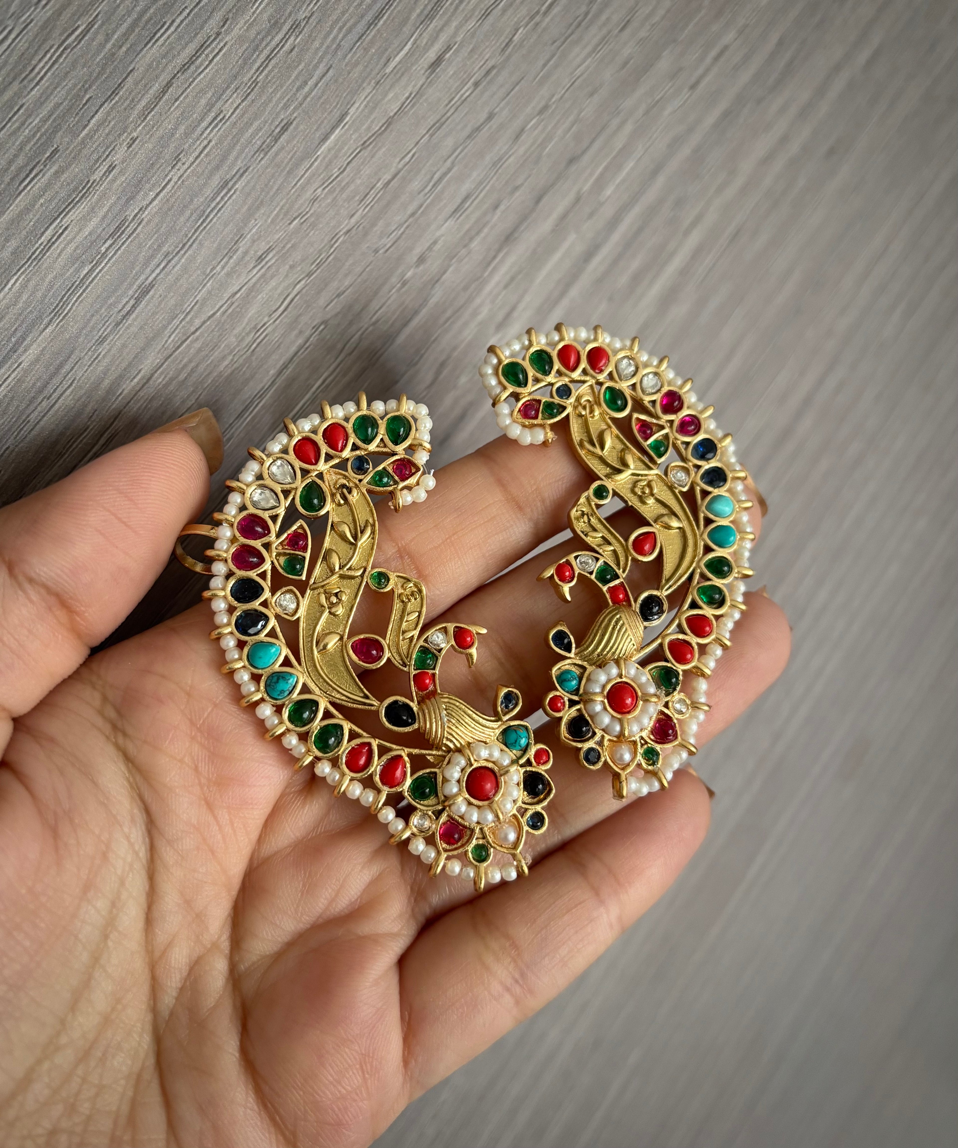 Sakshi Kundan Premium Quality Earcuff ( Multi )