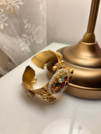 Victorian Navratan Brass Premium Adjustable Bracelet