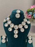 Heavy Look Necklace With Mang Tikka & Earrings