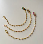 Round Kundan Press On Nose Stud With Side Layer