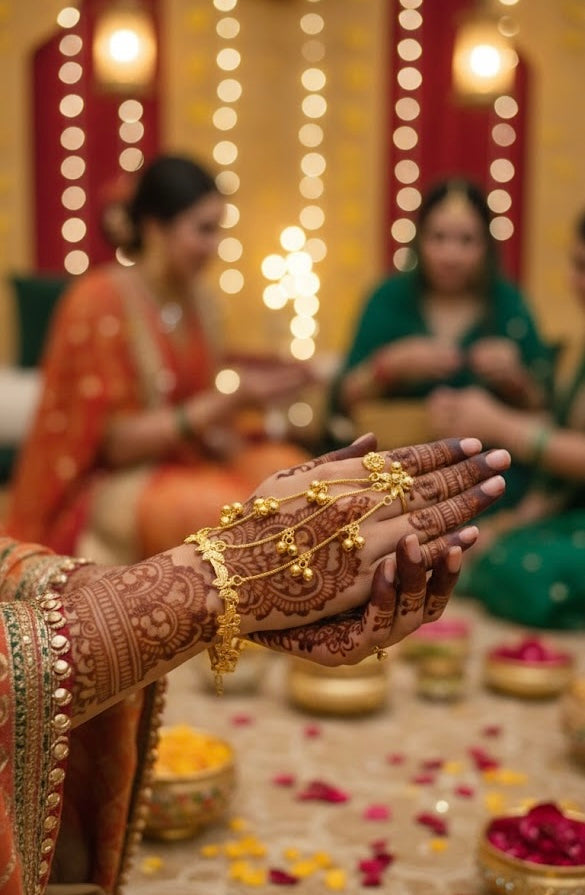 Mini Butterfly Adjustable Hathphool Pair