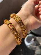 Temple Jewellery Style Bangles
