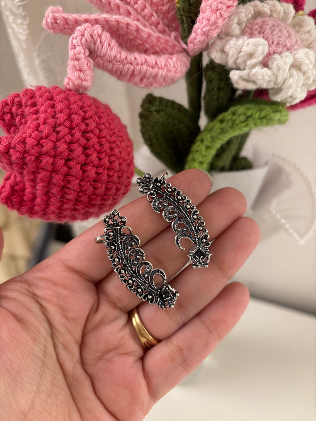 German Silver Mayuri Earcuff Design-3