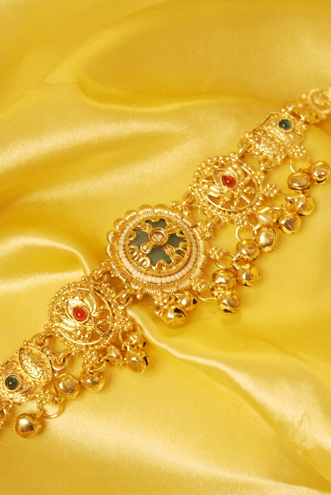 Tahnab Adjustable Brass Ghungroo Touch Bangles