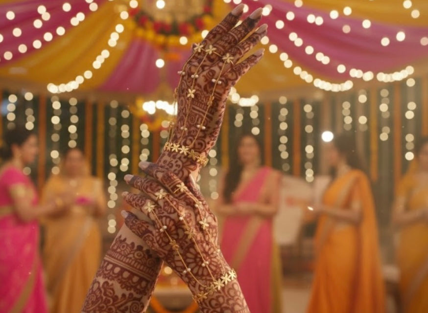 Shagun Heavy Look Adjustable Hathphool ( Pair )