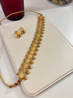 Gold Look Like Ginny Choker With Stud Design-1