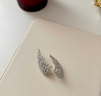 Feather American Diamond Earcuff
