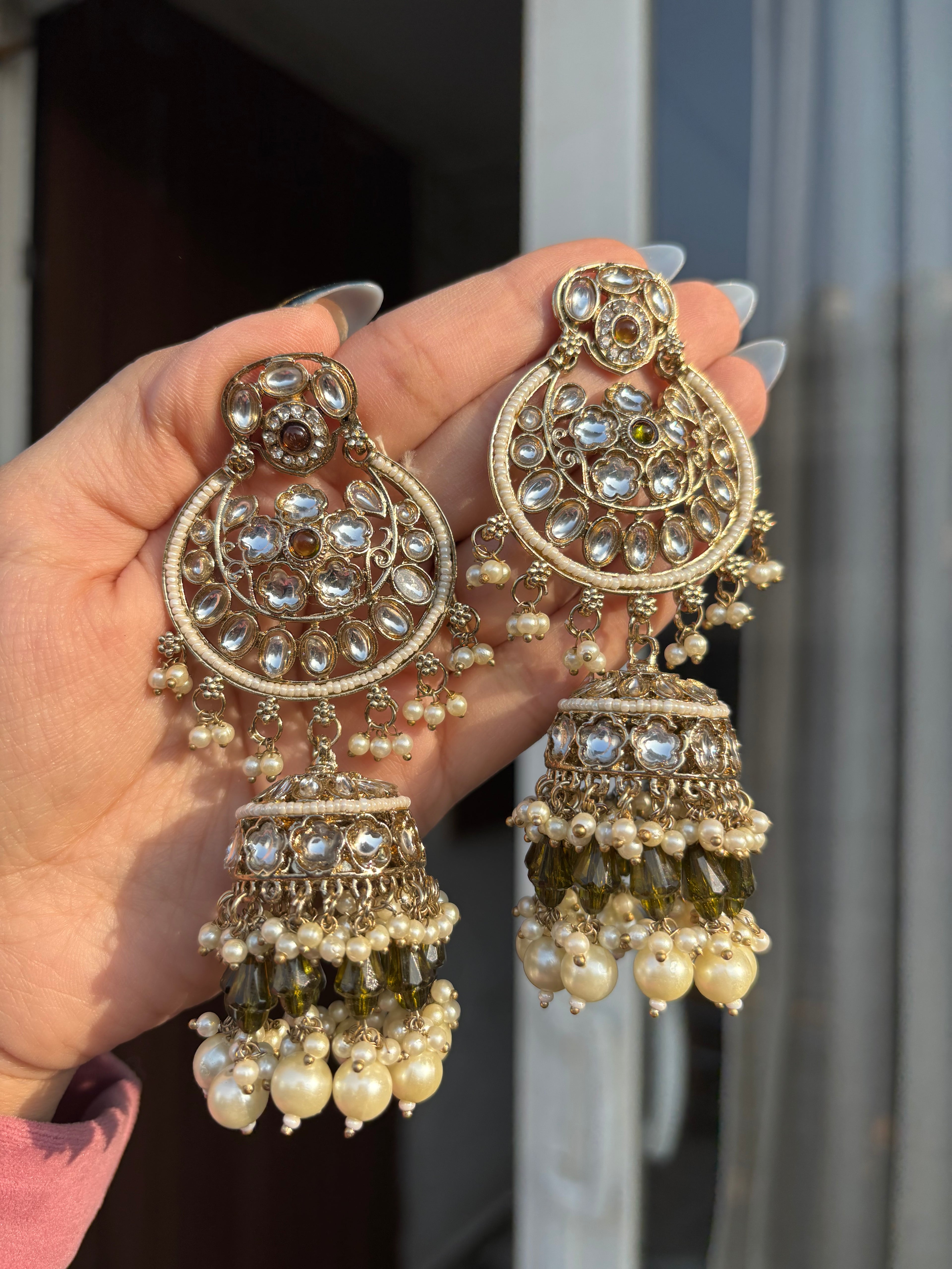 Long Jasleen Jhumkas