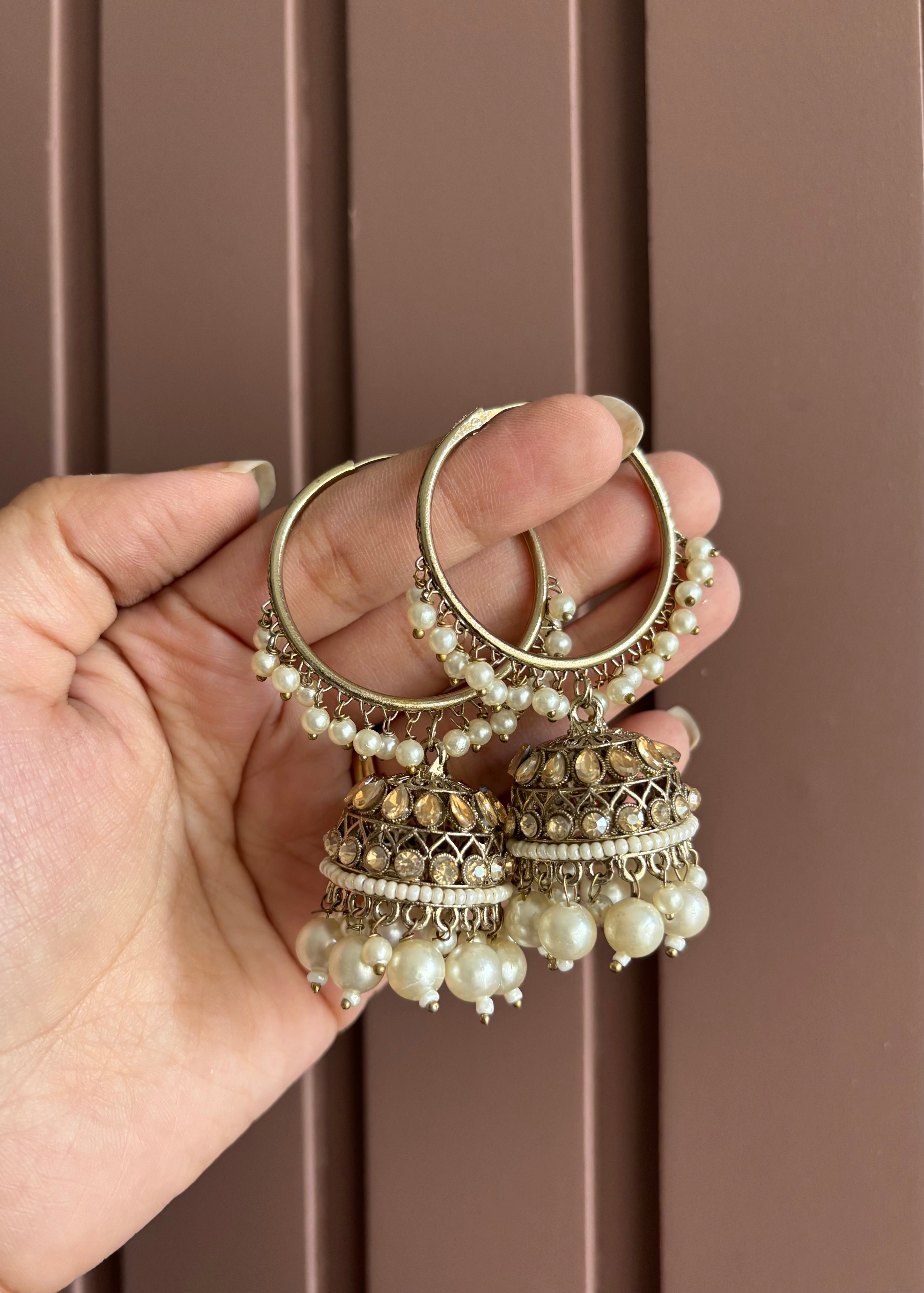 Golden Bali Jhumkas