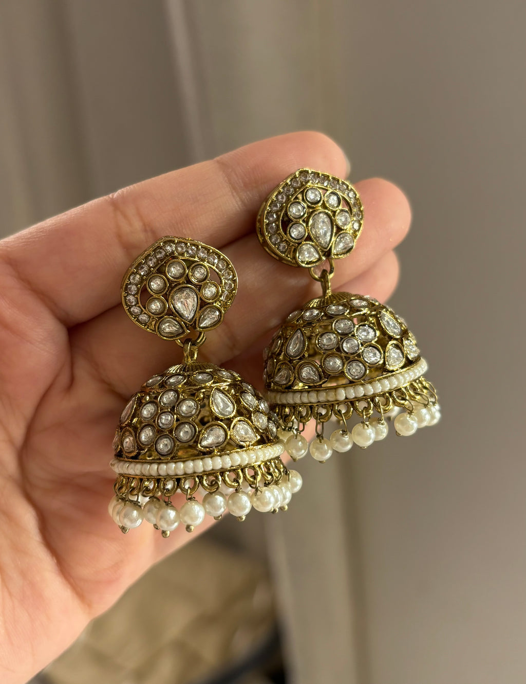 Premium Choker Choker Set With Mang Tikka & Jhumkas Moissanite Work