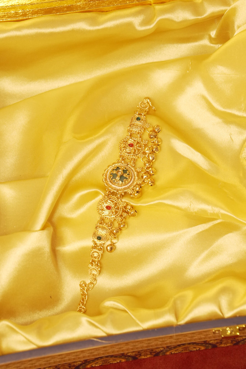 Tahnab Adjustable Brass Ghungroo Touch Bangles