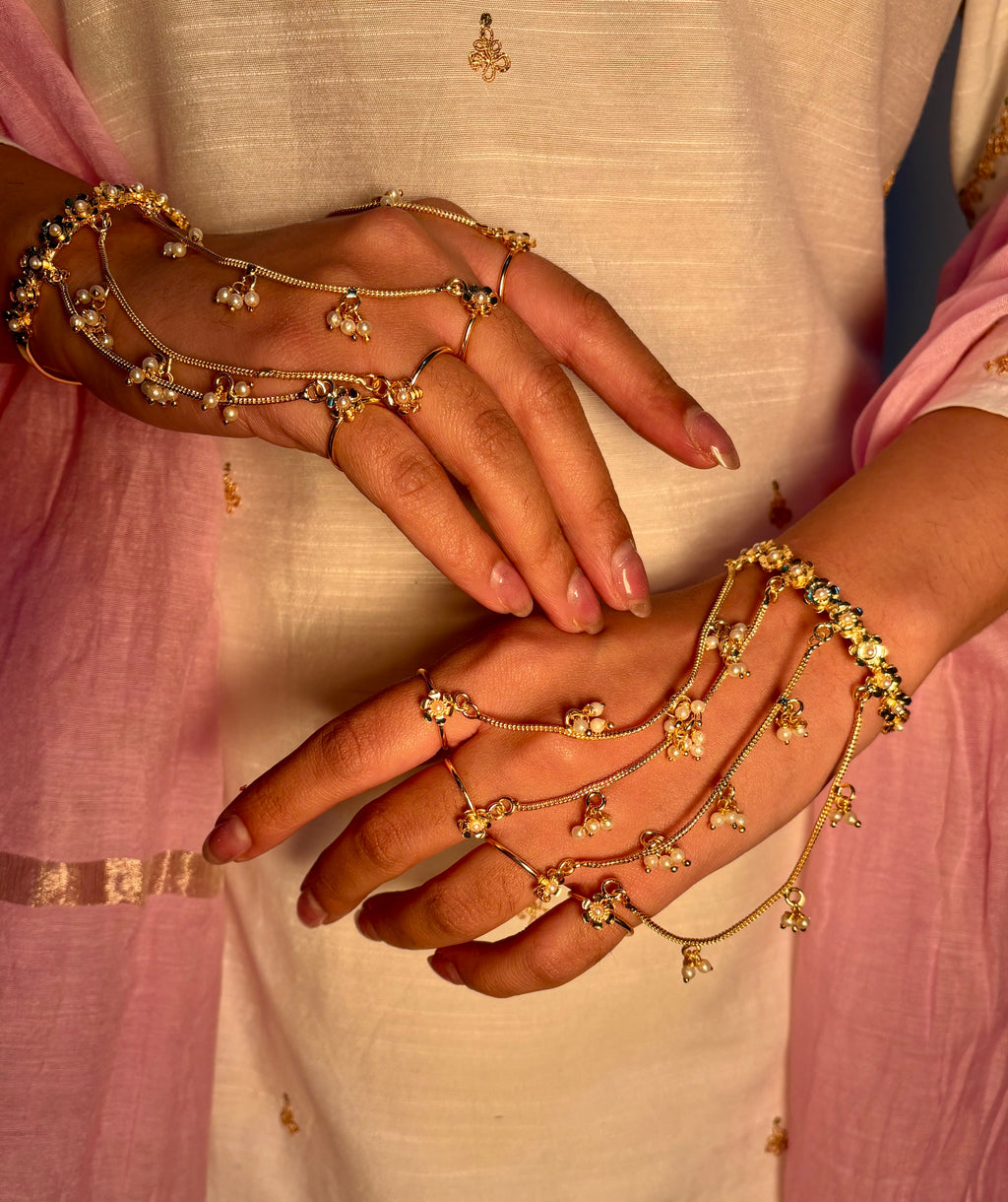 Pihu Flower Adjustable Hathphool Pair