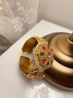 Meena Premium Classic Brass Adjustable Bracelet