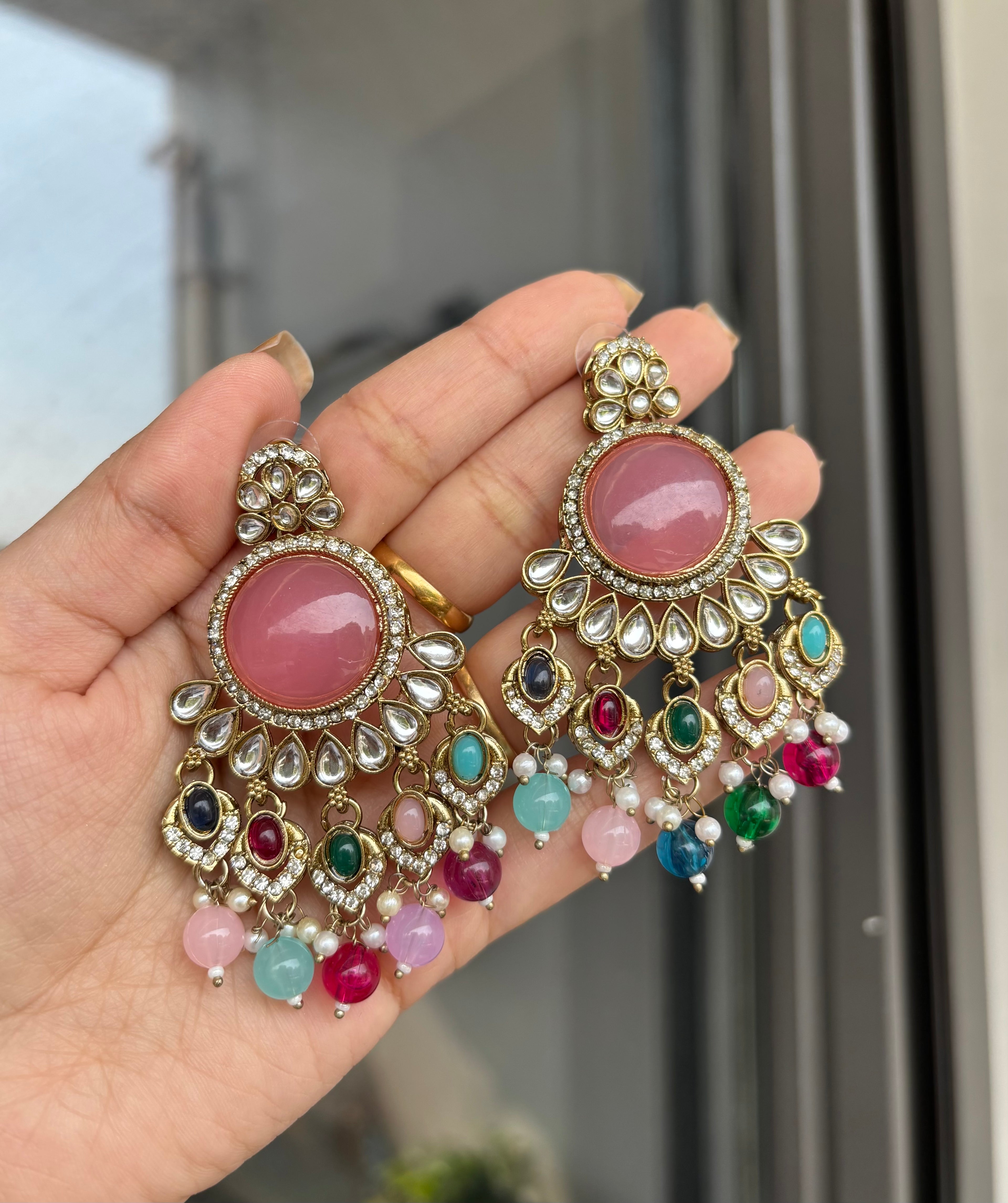 Sunaina Earrings ( Multi)