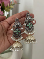 Double Tone Kashmiri Jhumkas