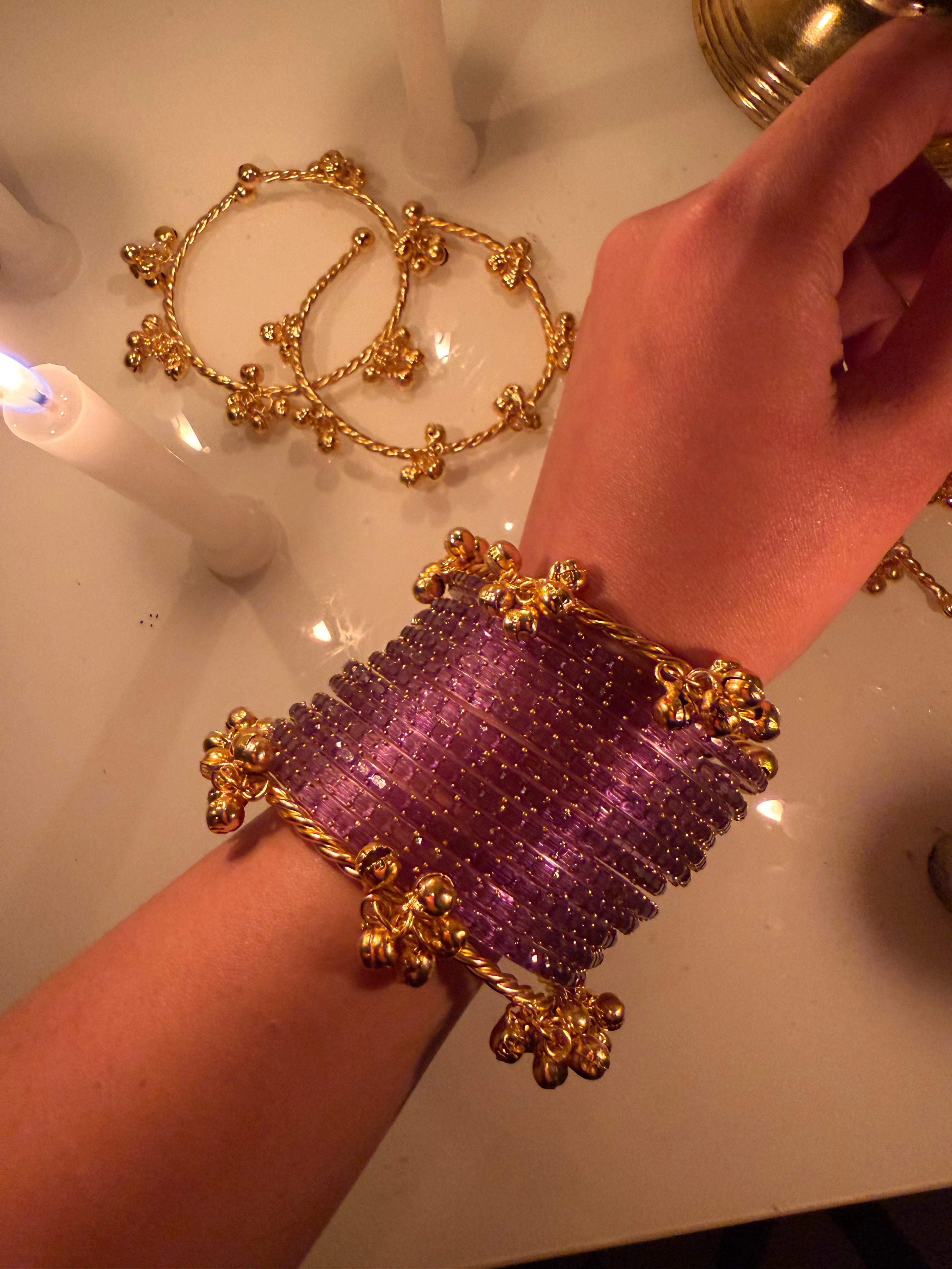 High Quality Designer Ghungroo Bangles ( Pair )