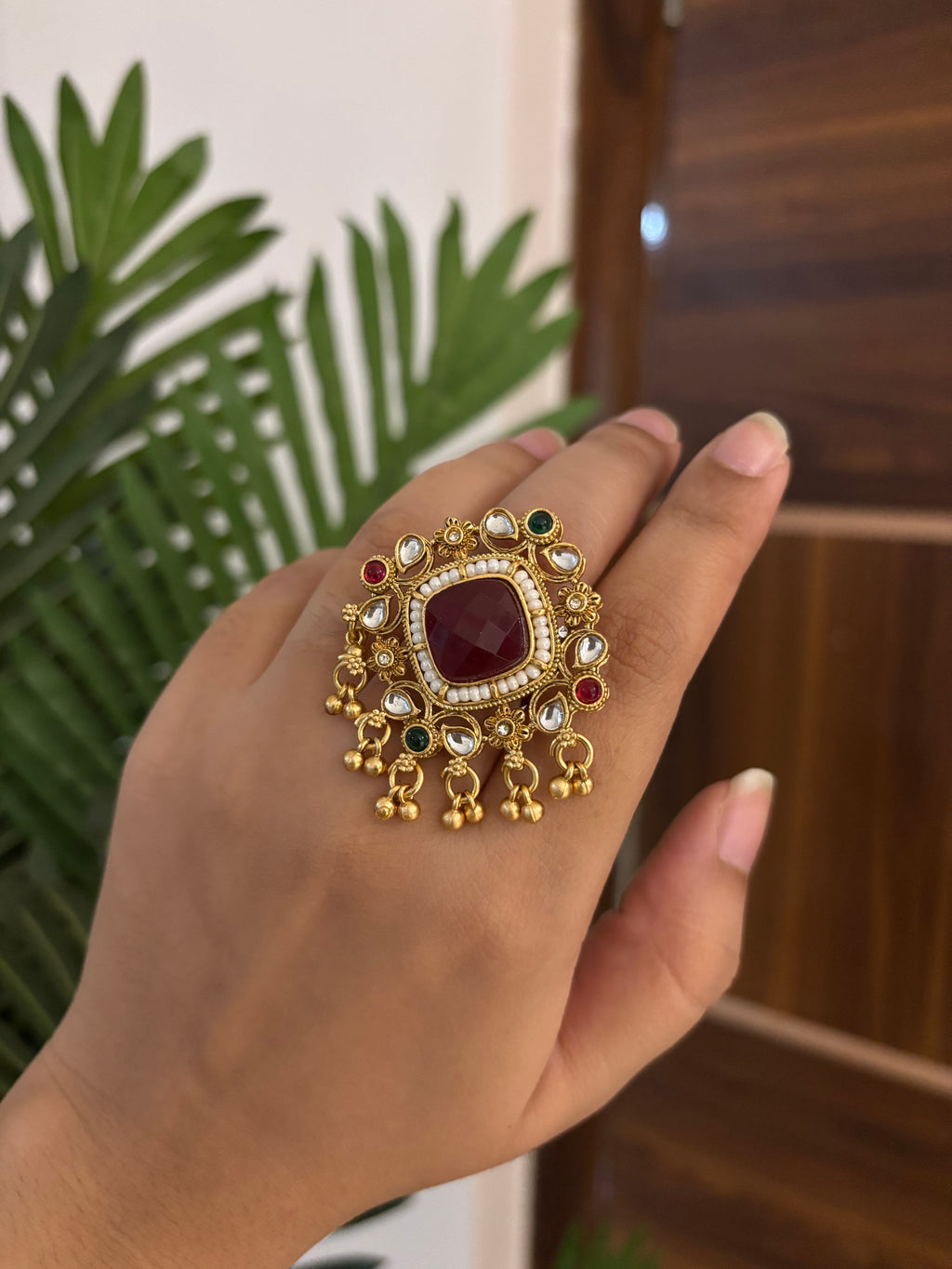 Sakshi Heritage Adjustable Ring