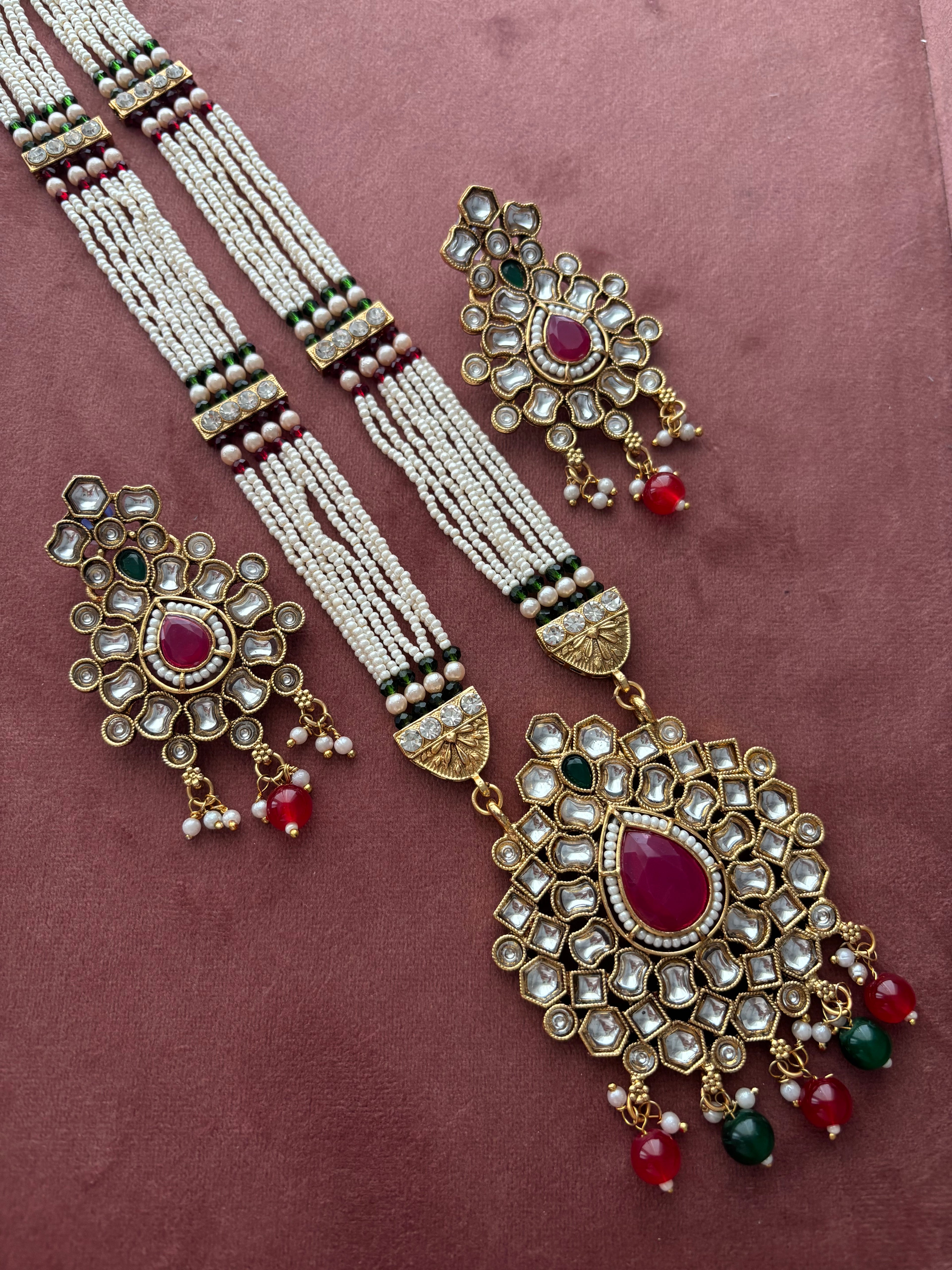 Hetal Long Haar With Earrings Design-2