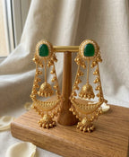 Yashu Ghungroo Chandbali ( Green )